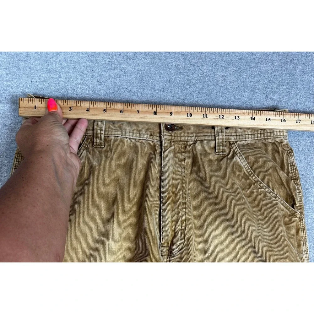 Vintage 90s Urban Up Carpenter Corduroy Pants Mens 30x28 Gold Pipeline Workwear